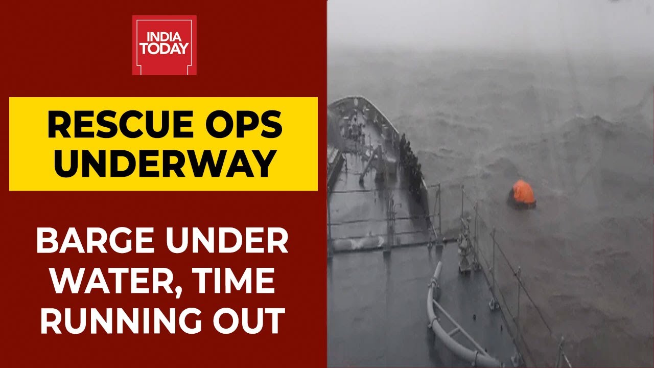Cyclone Tauktae Updates | Mega Navy Rescue Search Operations On For Missing 36 People