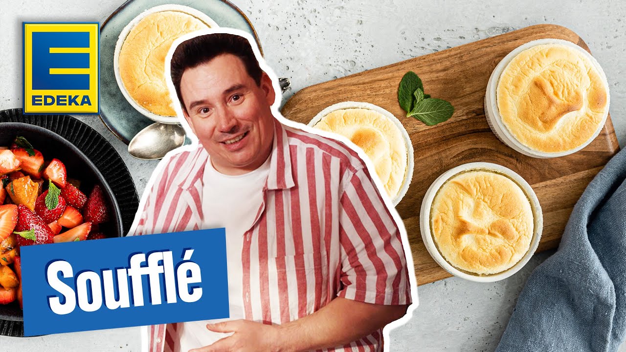 Soufflé Rezept mit Obstsalat | Süßes vom Grill