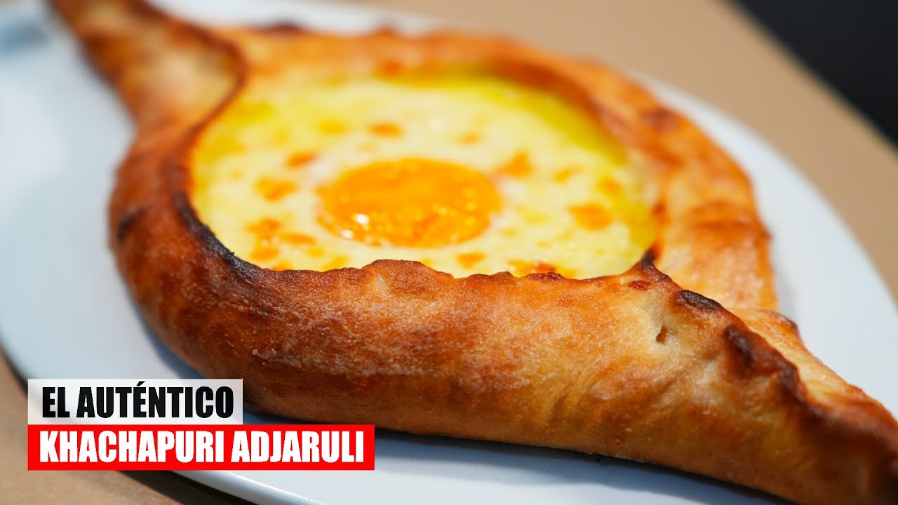 Pizza más famosa de Georgia | #Khachapuri Adjaruli
