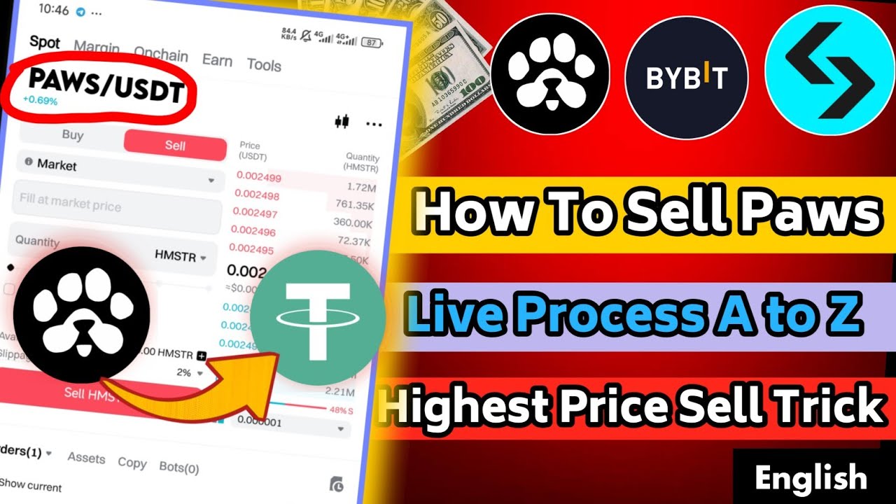 How You Can Sell Your Paws Coin With the Highest Price Live Process A to Z | Earnwithlife