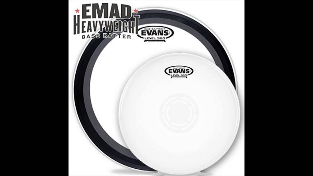 Evans Heavyweight bass drum and snare drum review