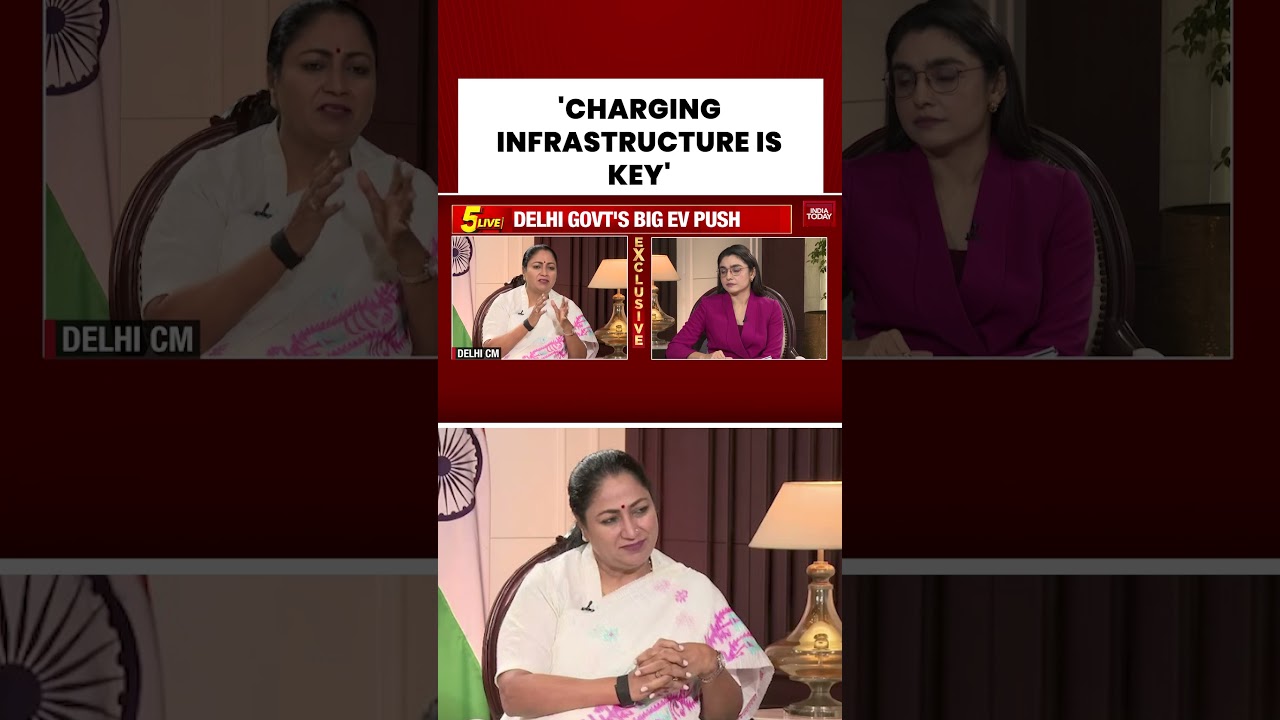 'Charging Infrastructure Is Key': Delhi CM Rekha Gupta On EV Policy | Charging Points | BJP | CM