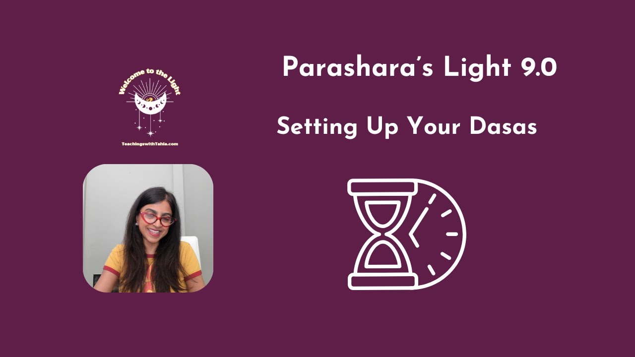 Parashara's Light 9.0 Tutorials: Daśā Settings Explained