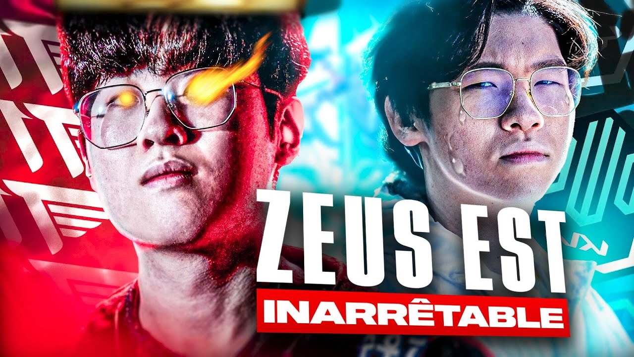T1 ZEUS EST INARRÊTABLE !! LE MEILLEUR JOUEUR DU MONDE ??? (T1 vs DWK)