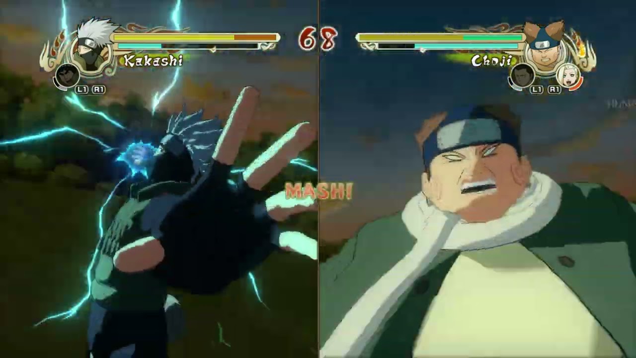 Kakashi vs Choji - Naruto Ultimate Ninja Storm