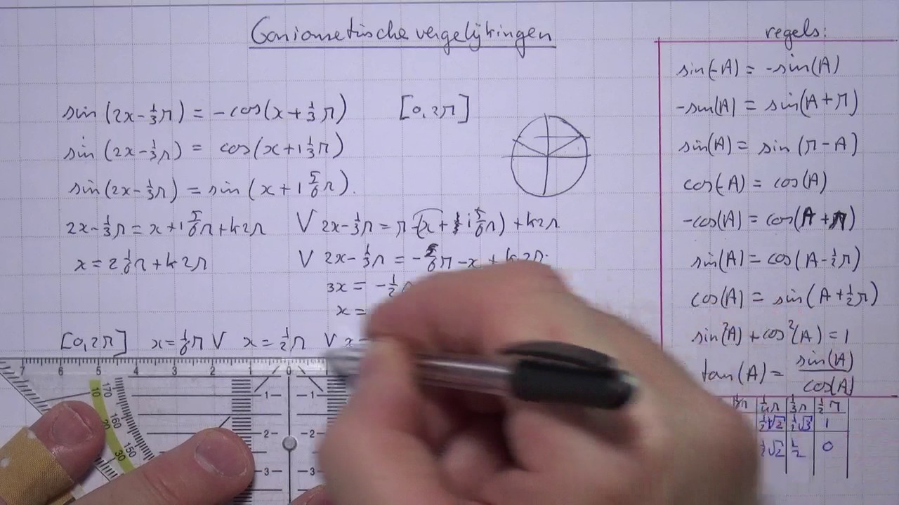 VWO5wisB_11_H12_2 Goniometrische vergelijkingen