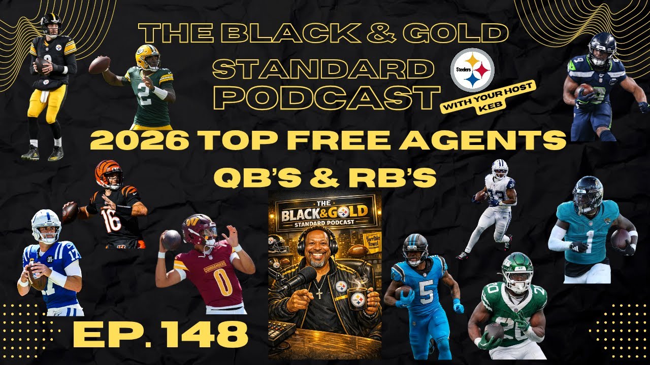 Top 5 QB's & RB's in the free agency market will the Steelers go shopping?