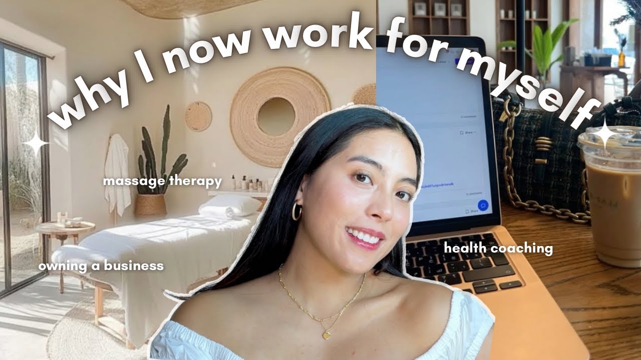 the real reason I became a full-time self employed massage therapist | my business owner journey ✨