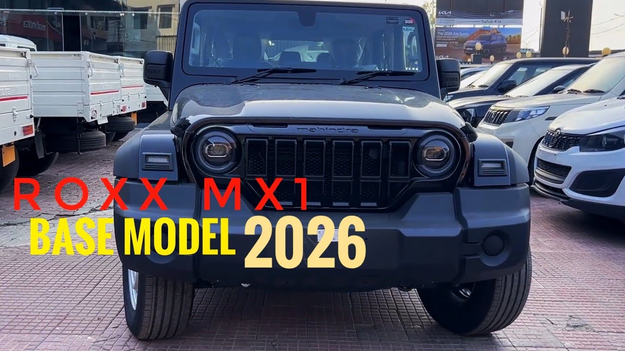 Базовая модель Mahindra Thar Roxx MX1 2026 | Обновление цены и условий рассрочки на базовую модел...