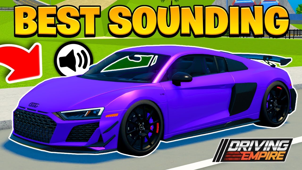 Top 10 BEST Sounding Cars In Driving Empire!