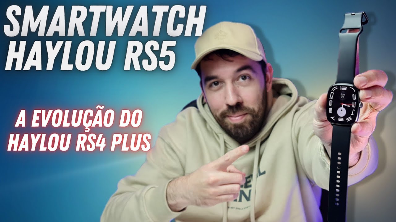 SUPER LANÇAMENTO - SMARTWATCH HAYLOU RS5 (LS19) TOP E BARATO