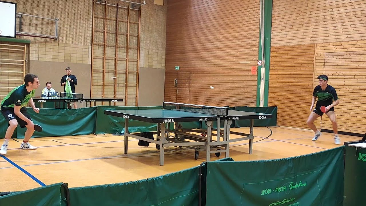 Pokal NRW-Liga - SC Westfalia Kinderhaus vs DJK Franz-Sales-Haus - Niko Brors vs Niklas Simon