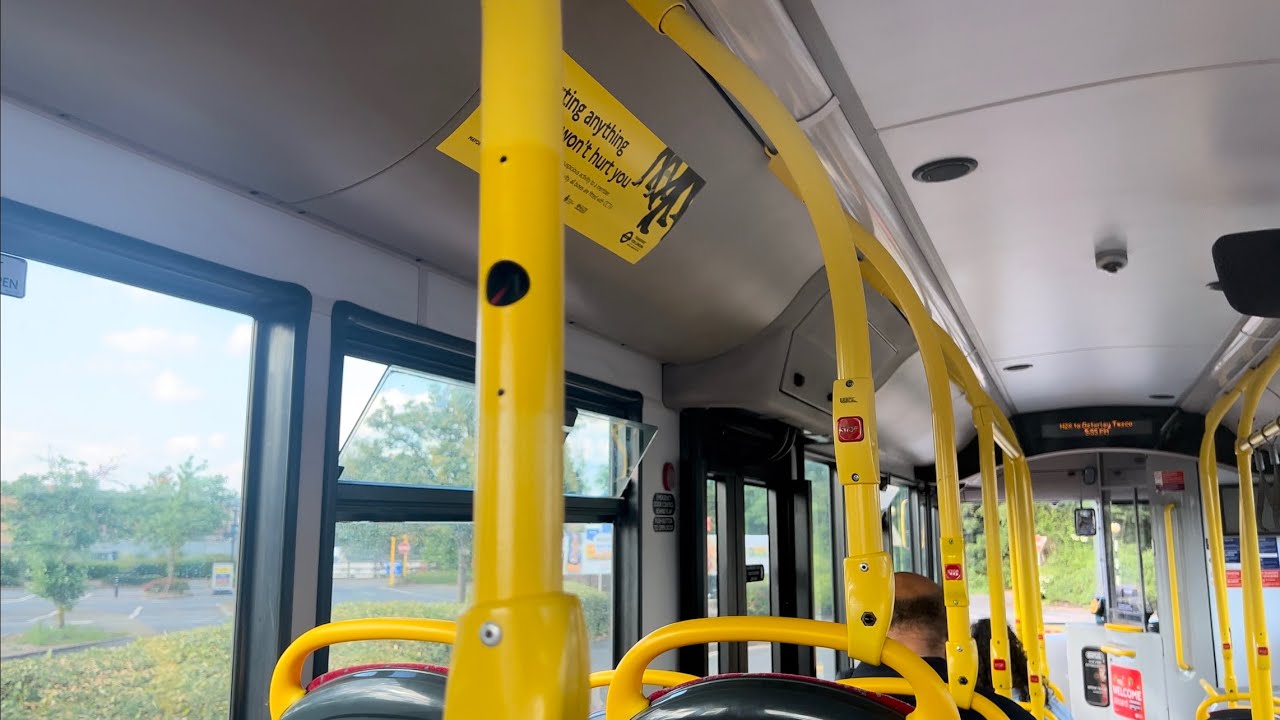*BROKEN STOP BELL + LIMP* Journey on Route H28 Transport UK London YX62DDO 8586 20/5/24