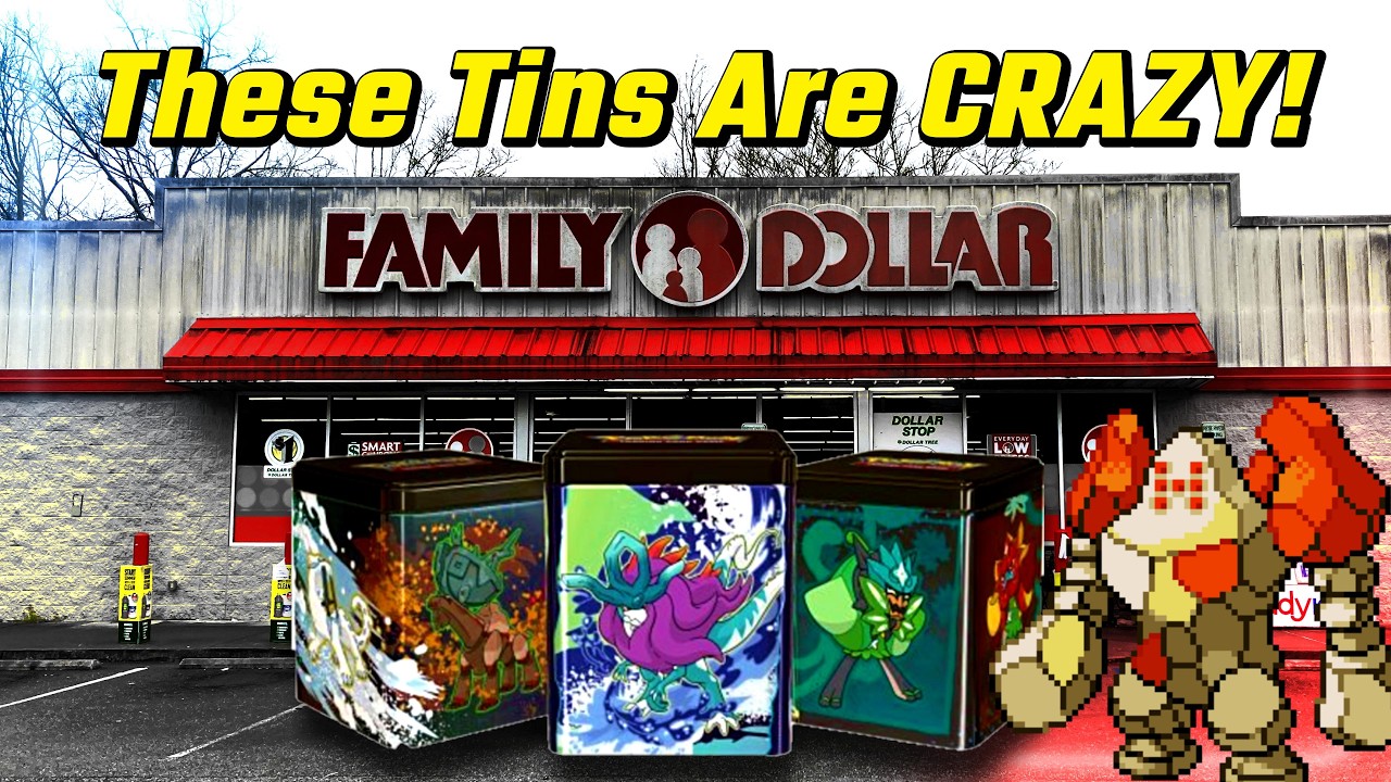 These FAMILY DOLLAR Pok&eacute;mon Tins Are CRAZY!!