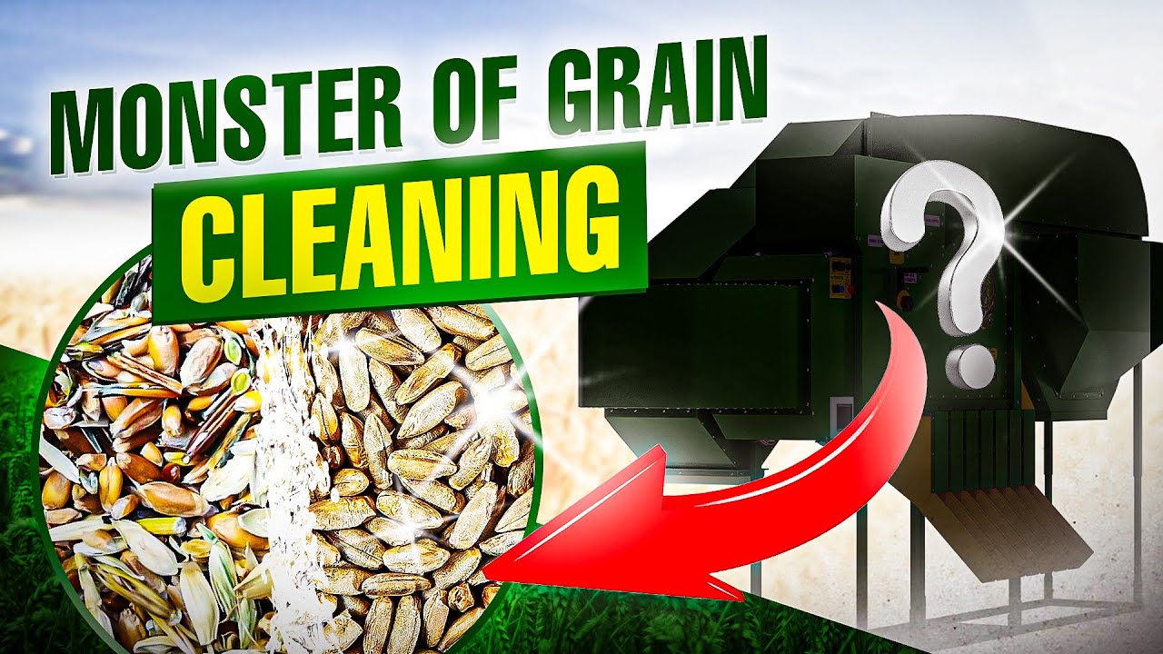 This Equipment Perfectly Cleans Grains, Seeds and Any Other Bulk Materials! (The result is amazing)
