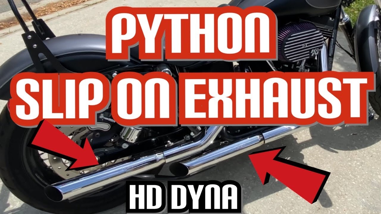 Installing a Slip-on Exhaust for a 2017 Harley Davidson Dyna