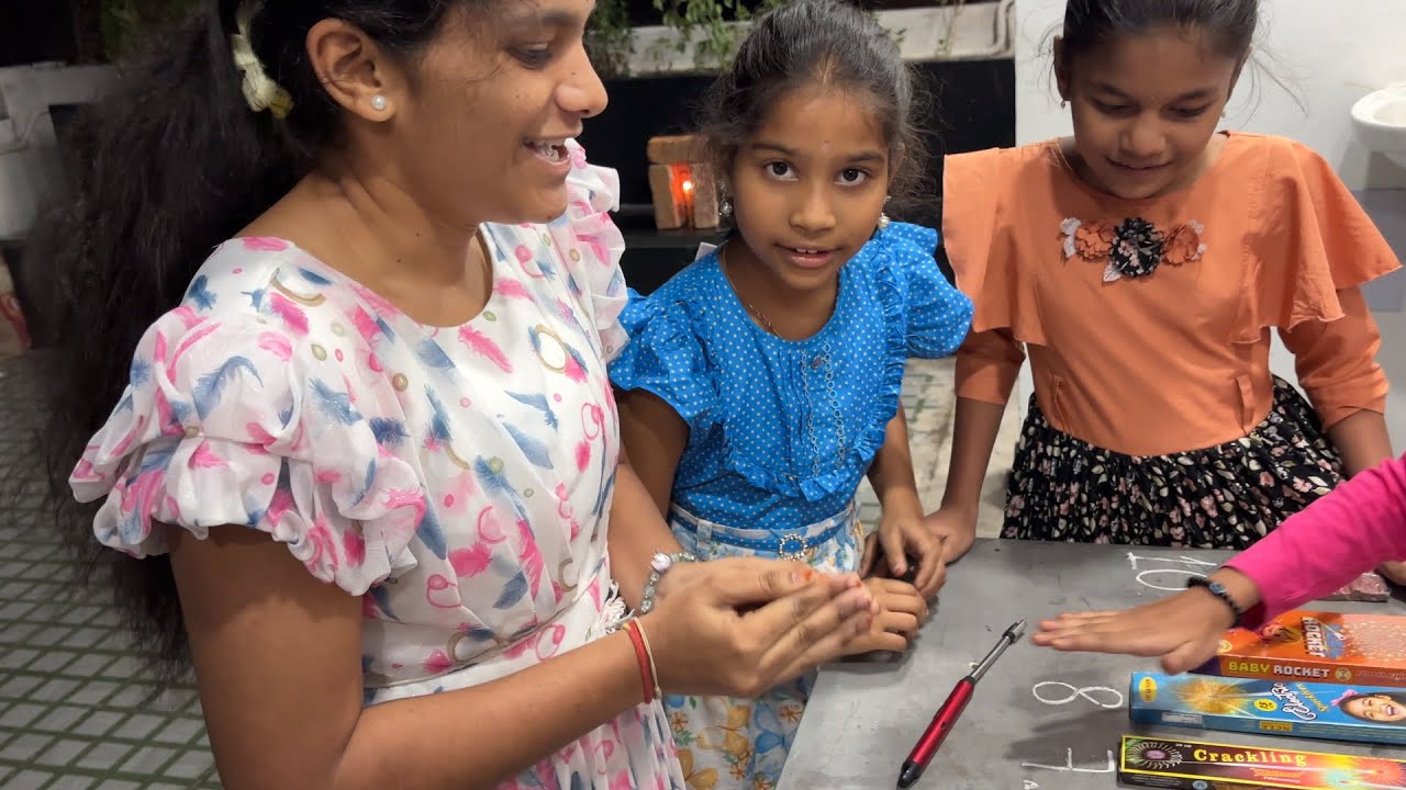 Pickup chitti and fire the cracker game || funny game for kids diwali games || జనవి videos || ||