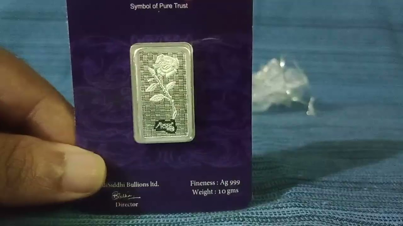 RSBL 10gm 999 Purity Rose Silver Bar Reviewing 