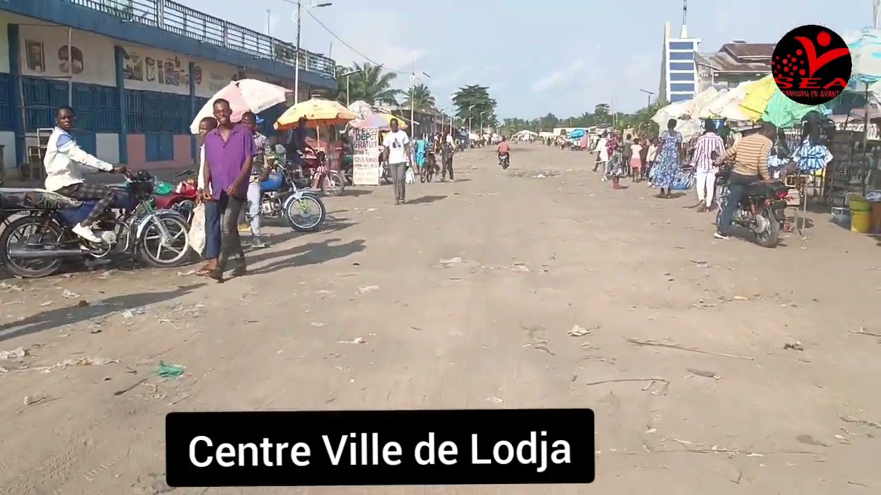 Quelque chose de grand se prépare au Sankuru. ce n'est qu'un début. C'est le centre ville de Lodja.