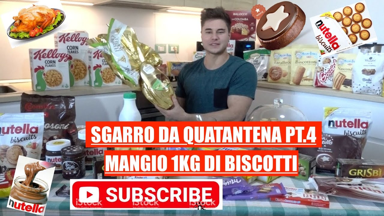 SGARRO DA QUARANTENA PT.4- NUTELLA BISCUITS CONTRO TUTTI,QUASI 1 KG DI BISCOTTI,FOODPORN