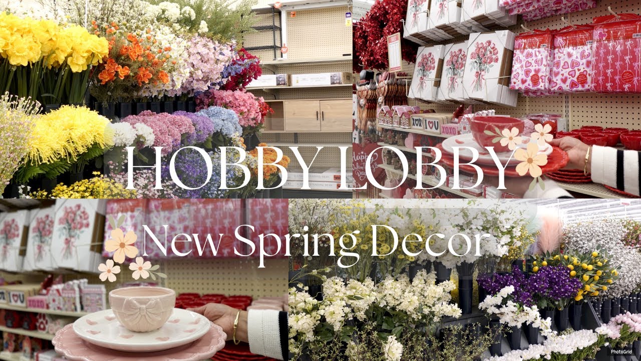 Новые весенние и валентиновские украшения в Hobby Lobby | 2026 |