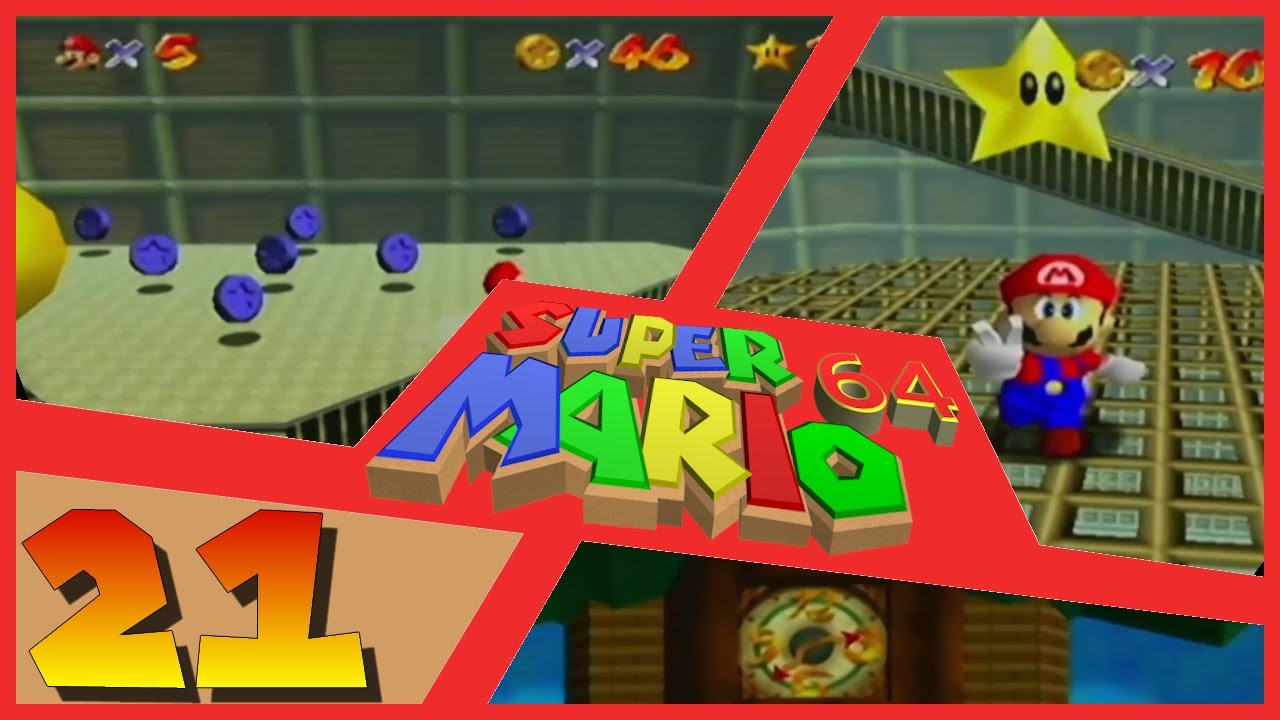 N64 - Super Mario 64 - Part21 - Niveau 14 : Horloge Tic-Tac : 100 pièces