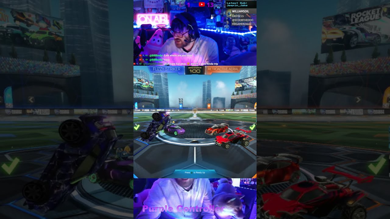 💀 LIVE 💀 Purple Controller