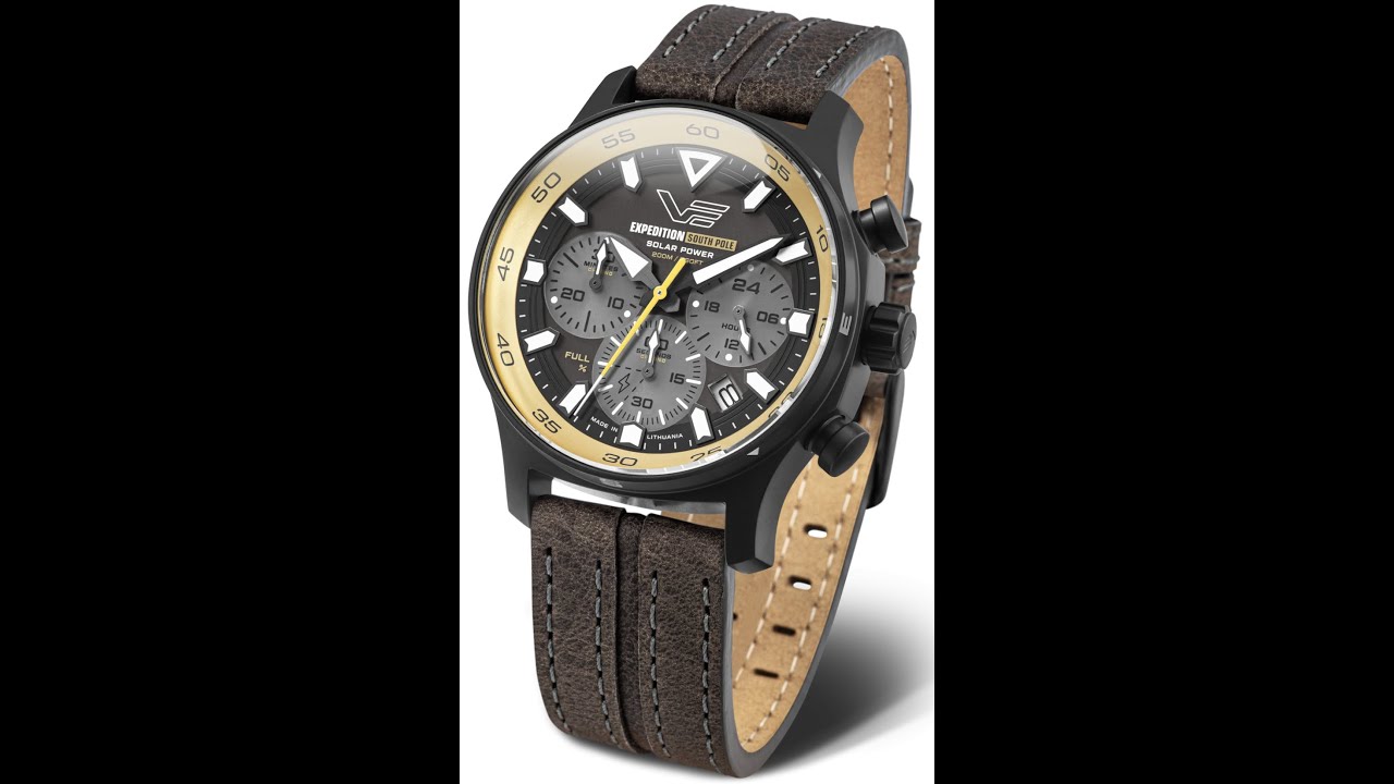 60FPS Vostok Europe Expedition South Pole Solar Power Férfi karóra 592C763