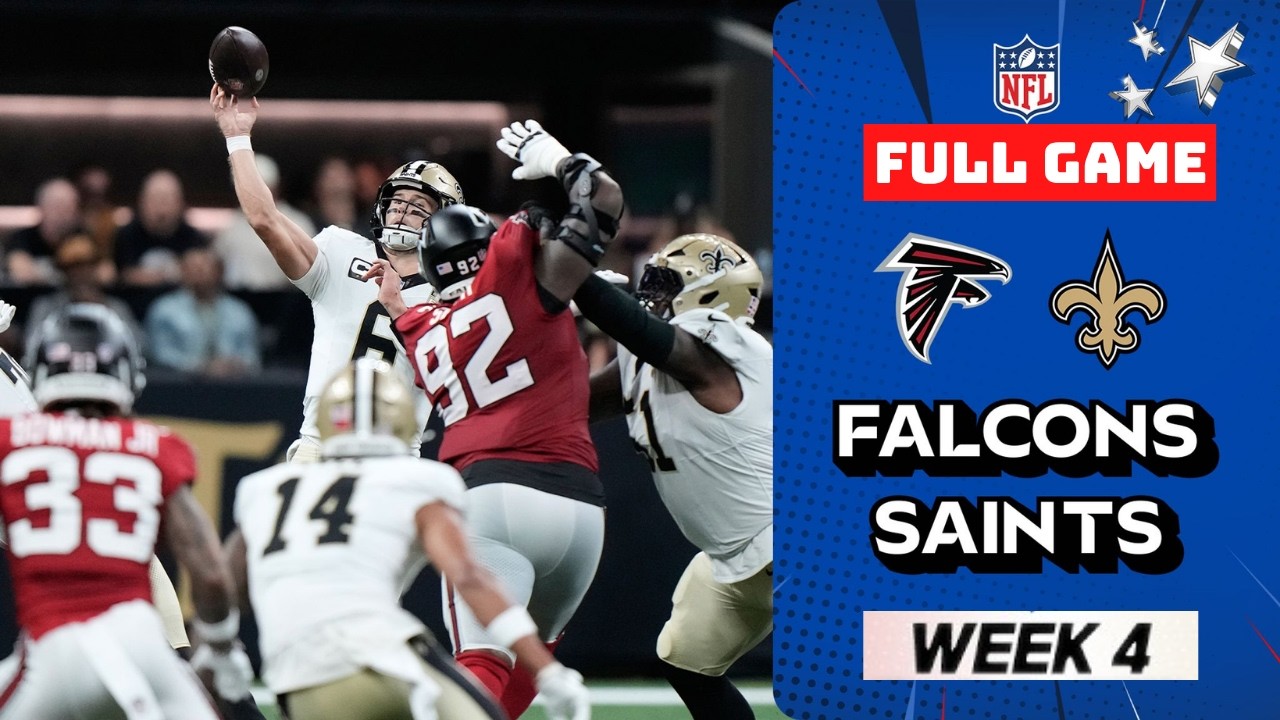 Atlanta Falcons vs New Orleans Saints Full Game WEEK 4 | 2026 - 27 NFL Season