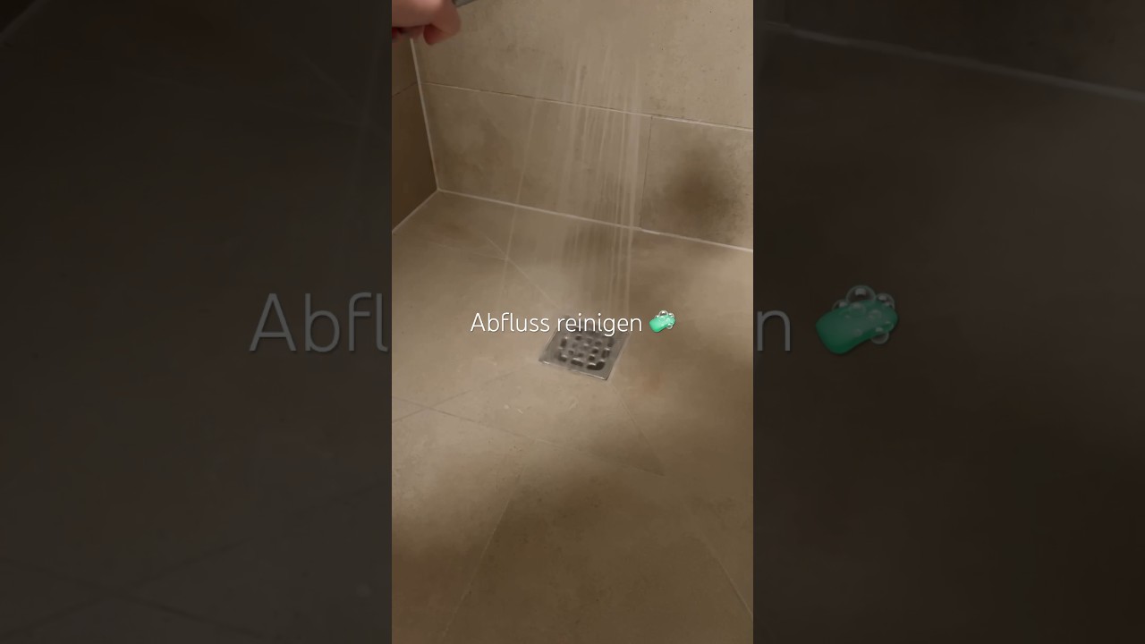 Abfluss reinigen 🧼 #cleaningmotivation #putzmotivation #putzroutine