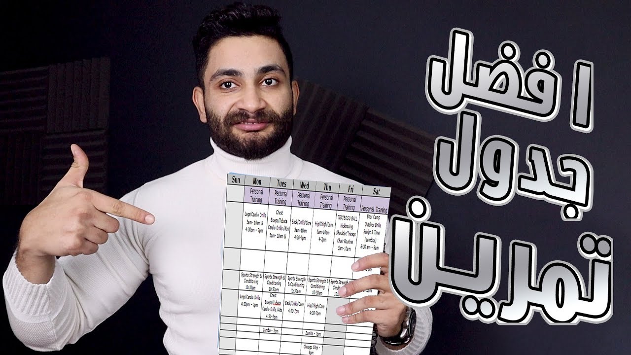 إزاي تعمل لنفسك برنامج تدريبي خطوة بخطوة ؟    كم مره تمرن العضله بالاسبوع؟