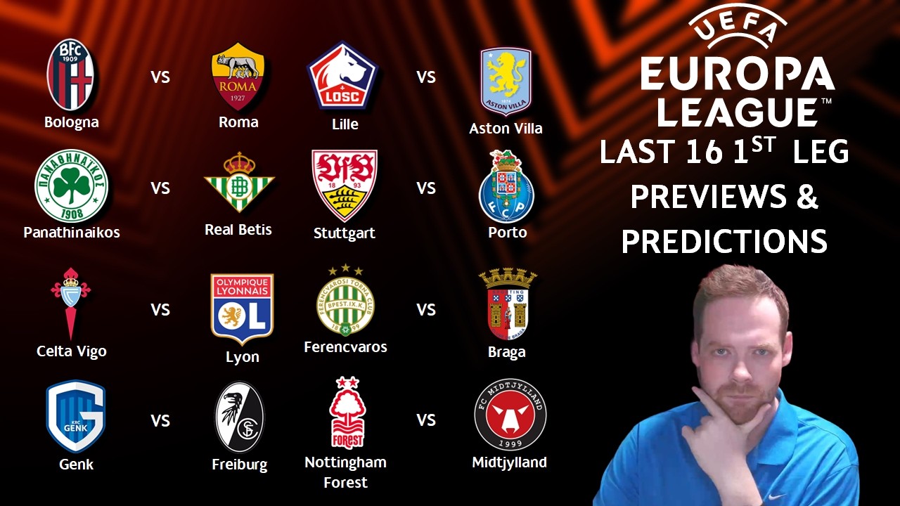 My Europa League Europa League 1st Leg Previews & Predictions! #uel