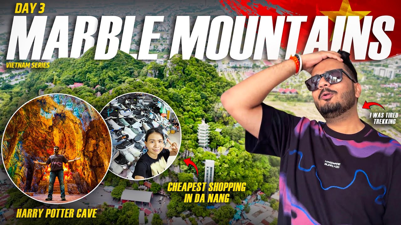 Exploring Da Nang - Marble Mountain & Mysterious Harry Potter Cave | Cheapest Shopping Market