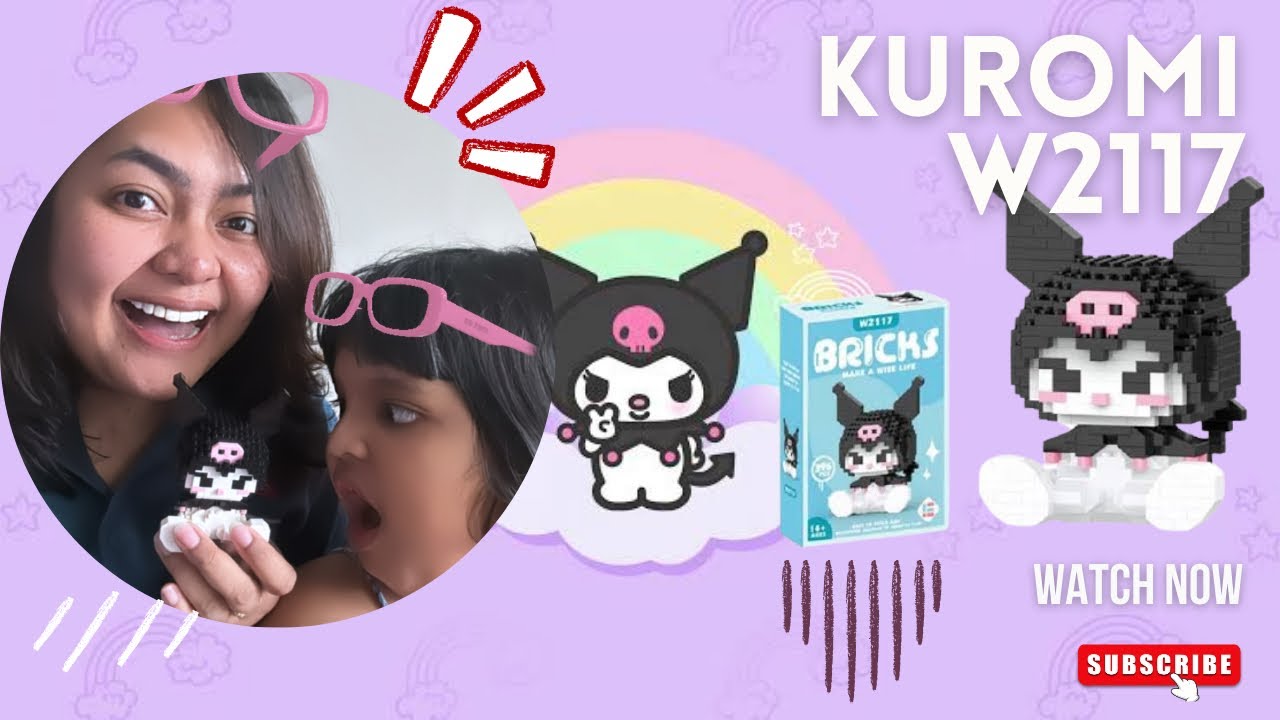 BRICKS KUROMI W2117 SANRIO MICRO BLOCKS BUILDING