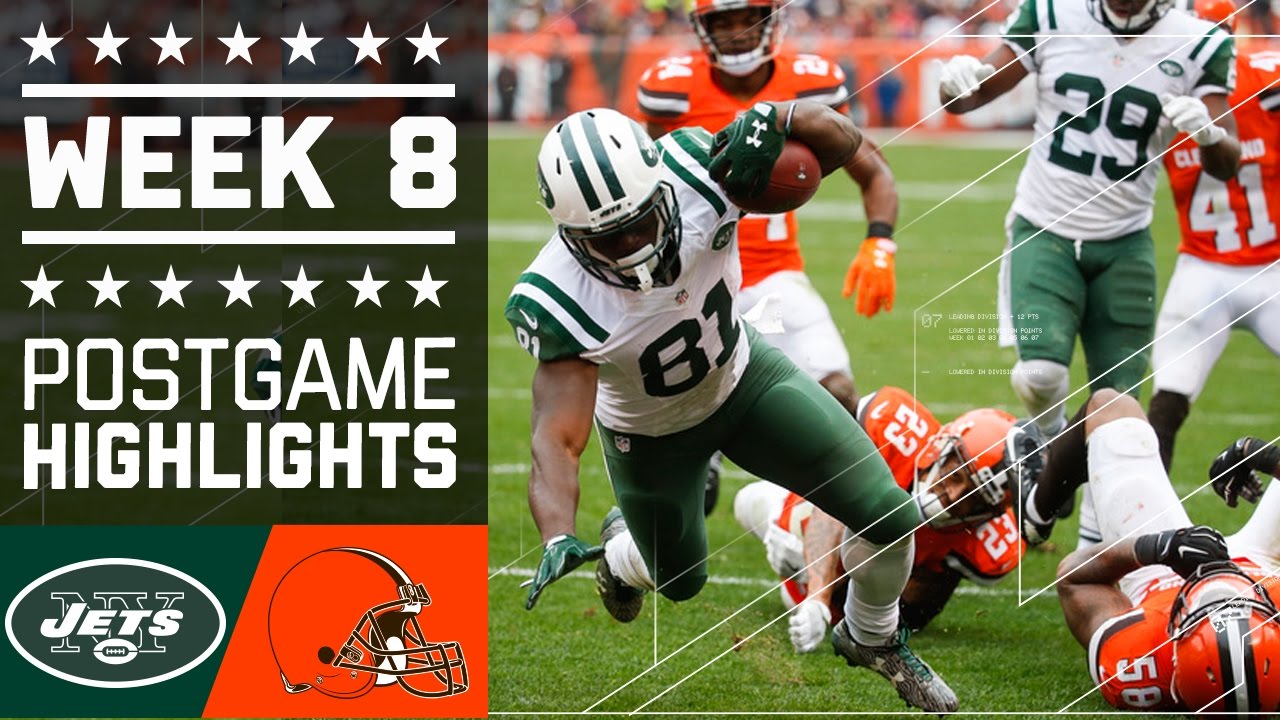Jets vs. Browns | NFL Week 8 Game Highlights