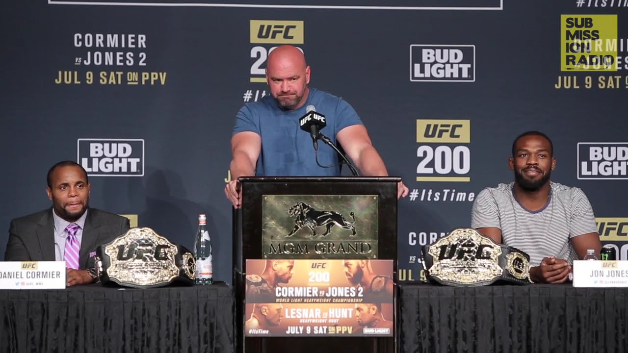 UFC 200 Press Conference: Lesnar Cracks Jokes, Jones/Cormier Take Shots