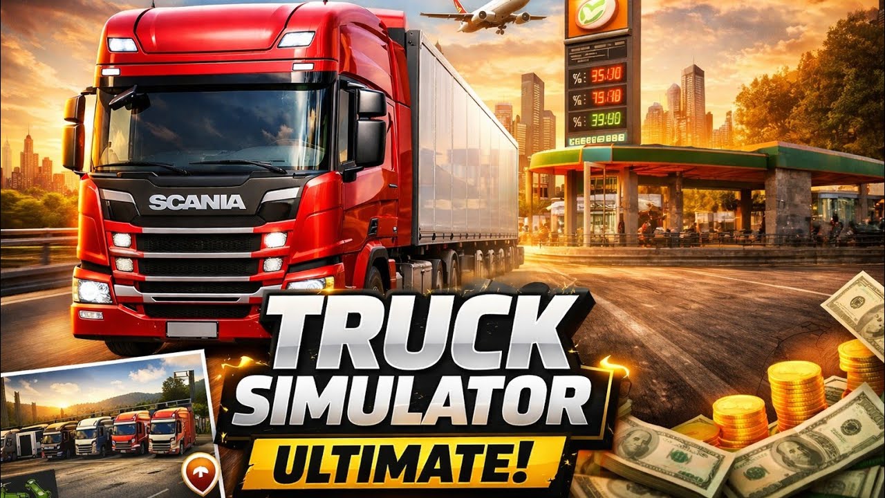 Truck Simulator Ultimate Unlimited Money Mod Apk | truck simulator ultimate new Version 2026