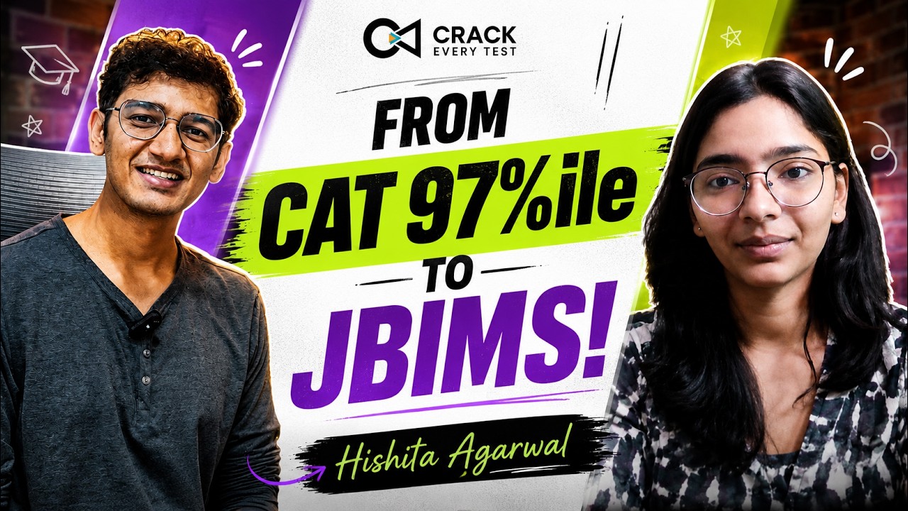 CAT 97%ile to JBIMS |  MBA Journey | CET Strategy, Preparation & Interview