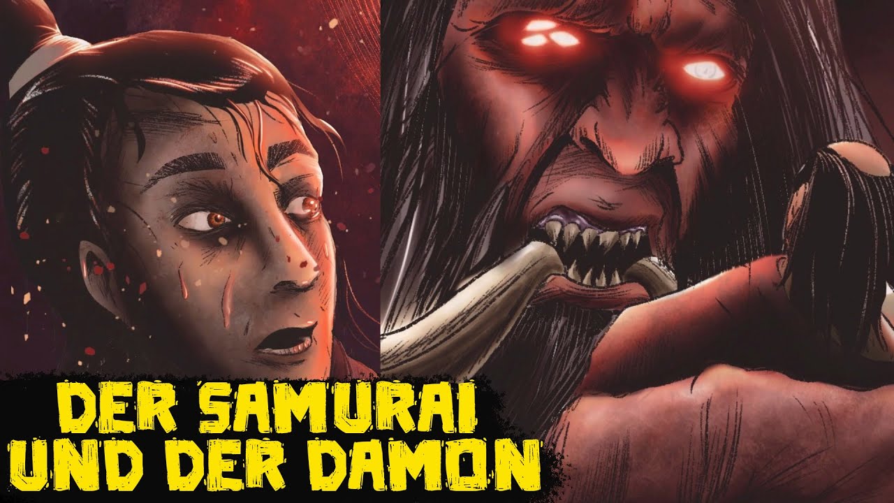 Der Samurai und der Dämon (Oni) - Japanische Mythologie - Geschichte und Mythologie Illustriert
