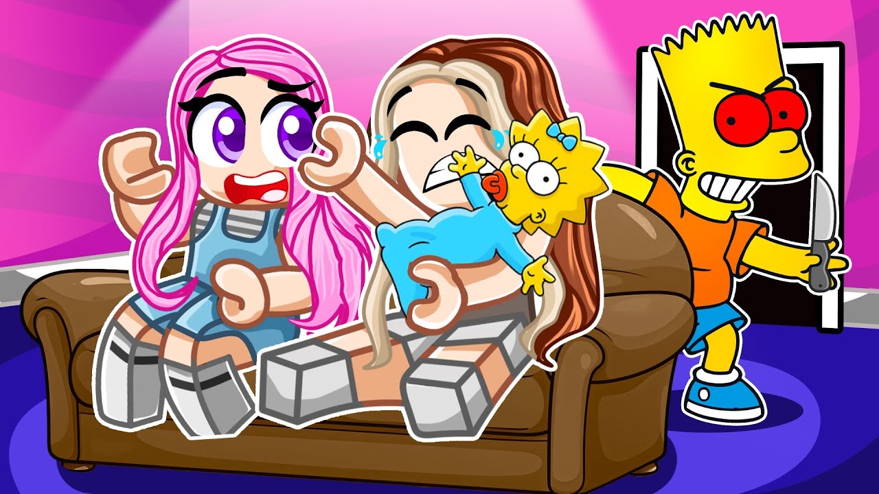 CUIDANDO DA BEBÊ DOS SIMPSONS NO ROBLOX (HORROR)