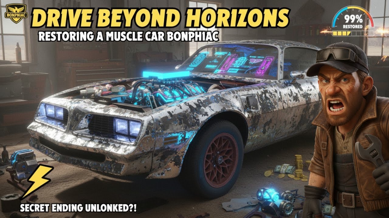 Drive Beyond Horizons Gameplay: Восстановление маслкара BONPHIAC