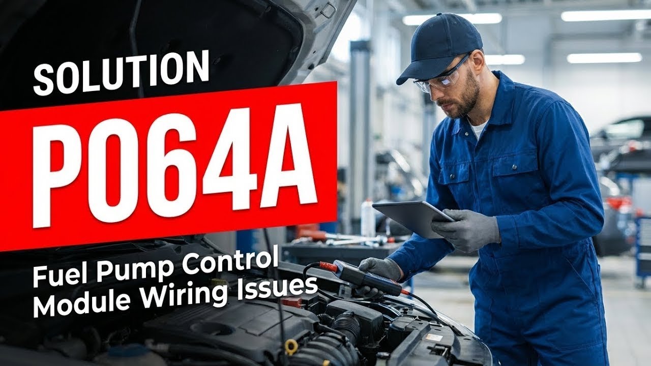 КАК ИСПРАВИТЬ ОШИБКУ P064A OBD II &mdash; Проблемы с проводкой модуля управления топливным насосом