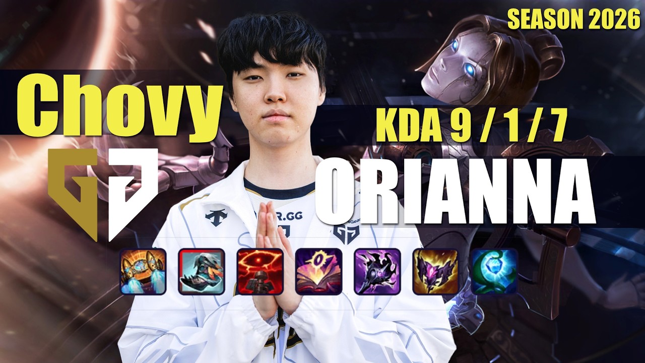 GEN Chovy ORIANNA vs CASSIOPEIA Mid - Patch 26.15 KR Ranked | lolrec