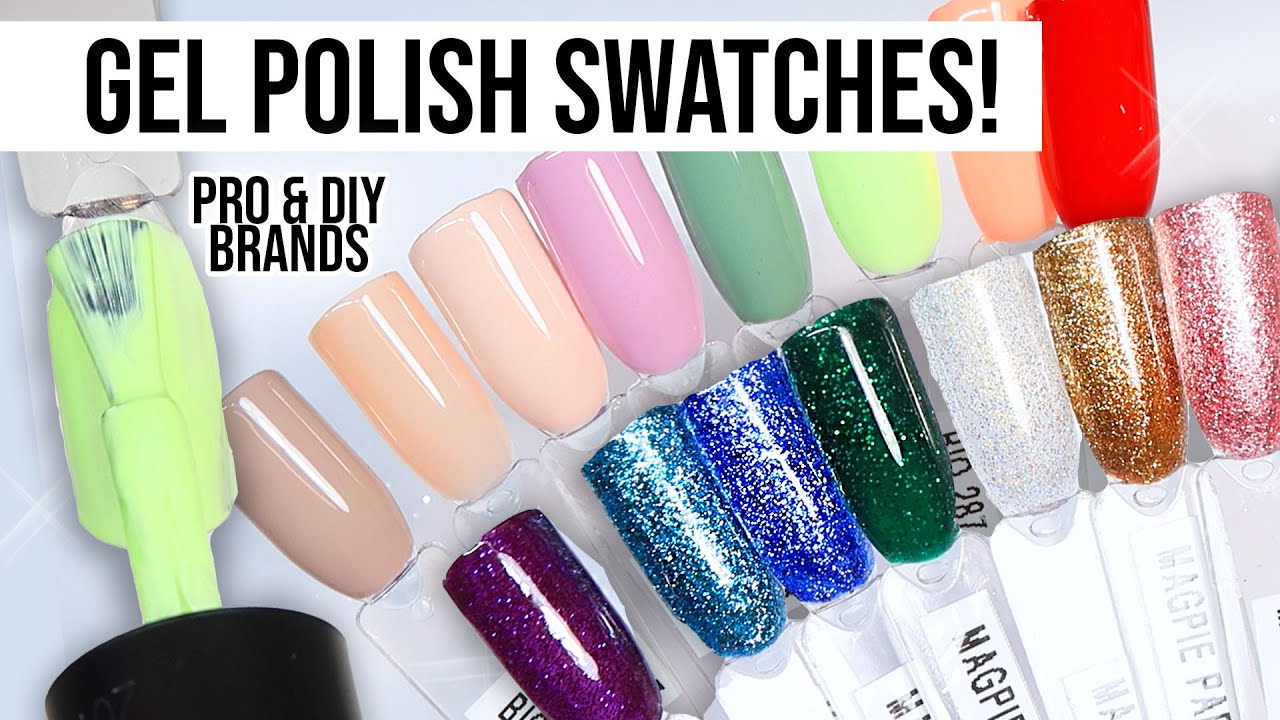 Swatching Gel Polish Colors 😍