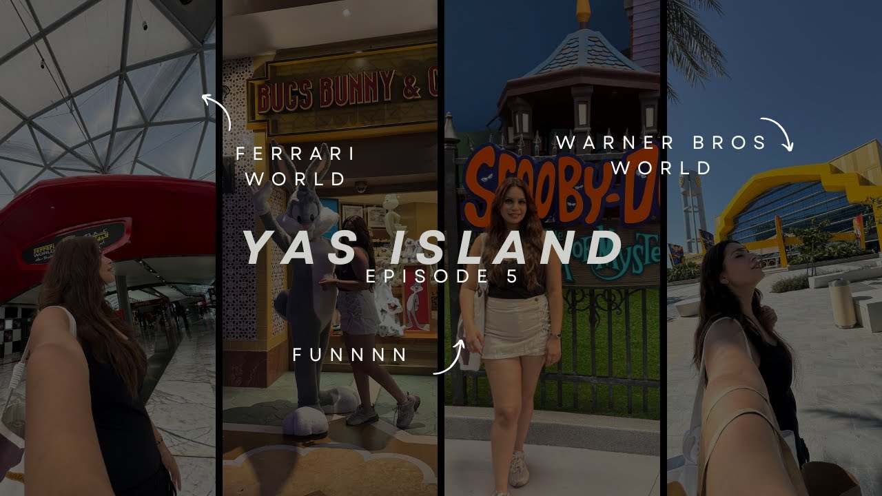 The CRAZIEST Theme Parks in Abu Dhabi | Ferrari World + Warner Bros World 🎡  | Episode 5 Yas Island
