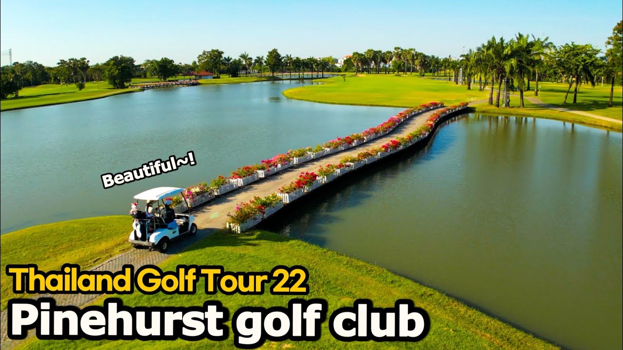 Really Bangkok Golf Course??? Beautiful Pinehurst Golf Club near DonMueang Airport