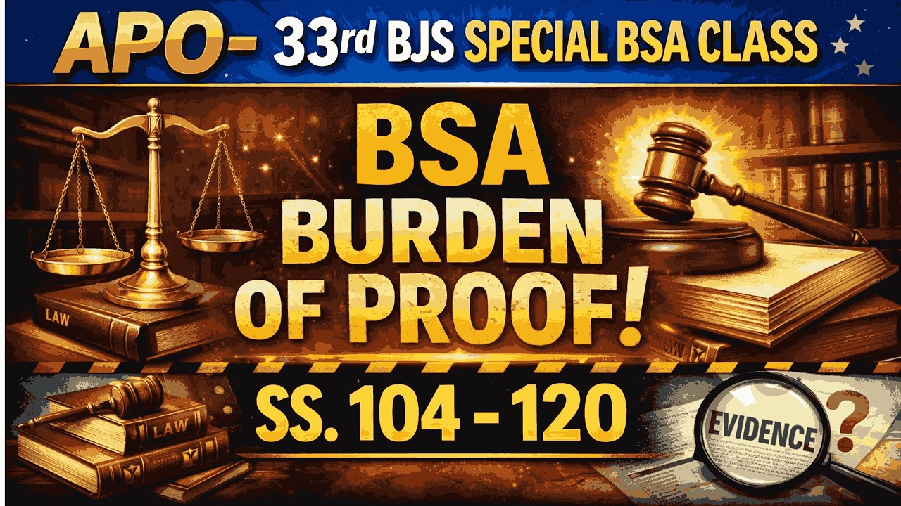 BSA- BURDEN OF PROOF |