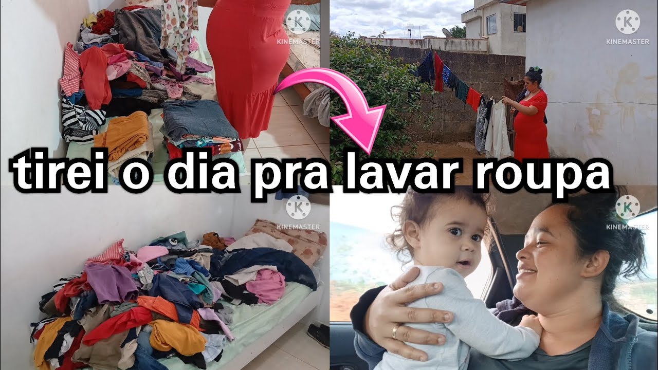 Tirei o dia pra lavar roupa e arrumar o guarda roupa 