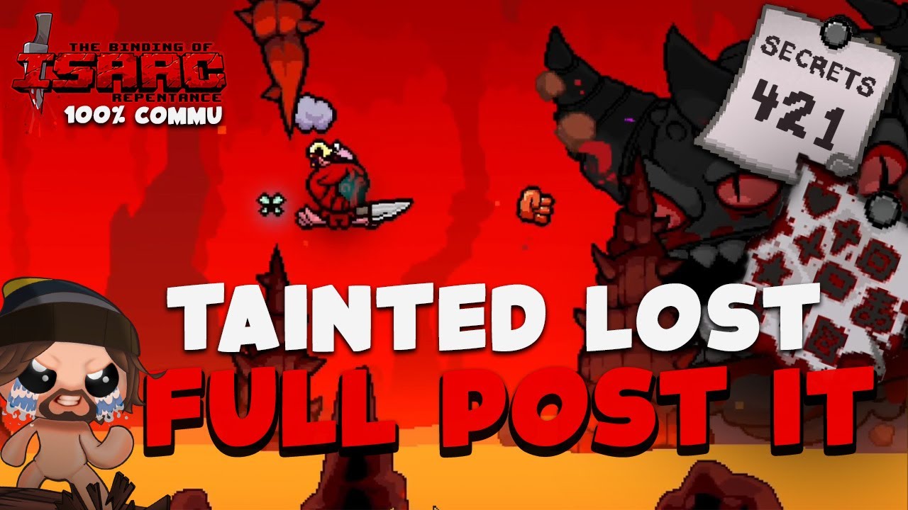 #45 TAINTED LOST FULL POST IT ??? - Isaac Repentance DEADGOD COMMU 2025