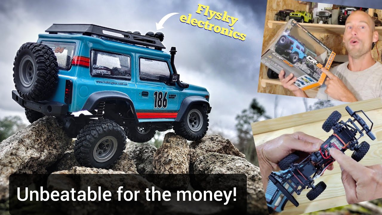 Only $90,- with Flysky Electronics and 2s! The Hobby Plus CR24 is superb!